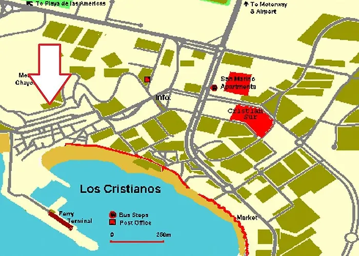 Ocean View Over Cristianos, Playa Vistas Lejlighed *